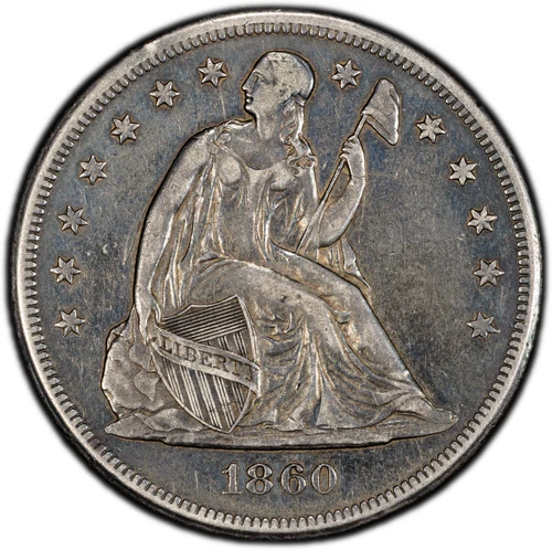 1860-O Seated Liberty Dollar — photo from another recent sale
