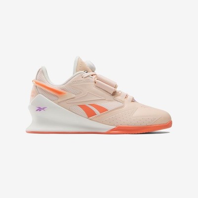Reebok Women's Legacy Lifter III Sneaker Clay Chalk Coral Size 10