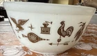 Vintage Pyrex 402 1.5 QT Mixing Bowl – Brown Early American Pattern –Made in USA
