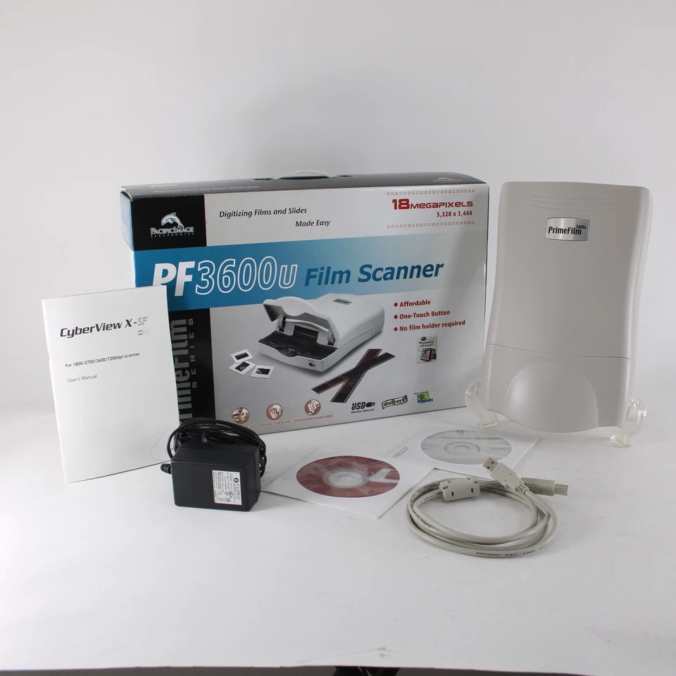 Prime Film Scanner PF3600u 18 Megapixels Slides Filmstrips Film Scanner - Image 2 of 4