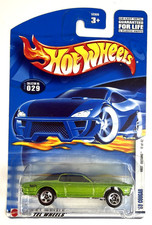 Hot Wheels 2002 First Editions Green Metallic ‘68 Cougar Collector #29 NOS