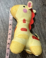 Fisher Price Giraffe Soothe and Glow Yellow Music Light Plush 9" Baby 2013 Works
