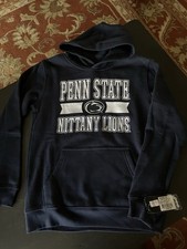 NWT Penn State Nittany Lions Navy Blue Long Sleeve Gen2 Hoodie L-14/16 Youth