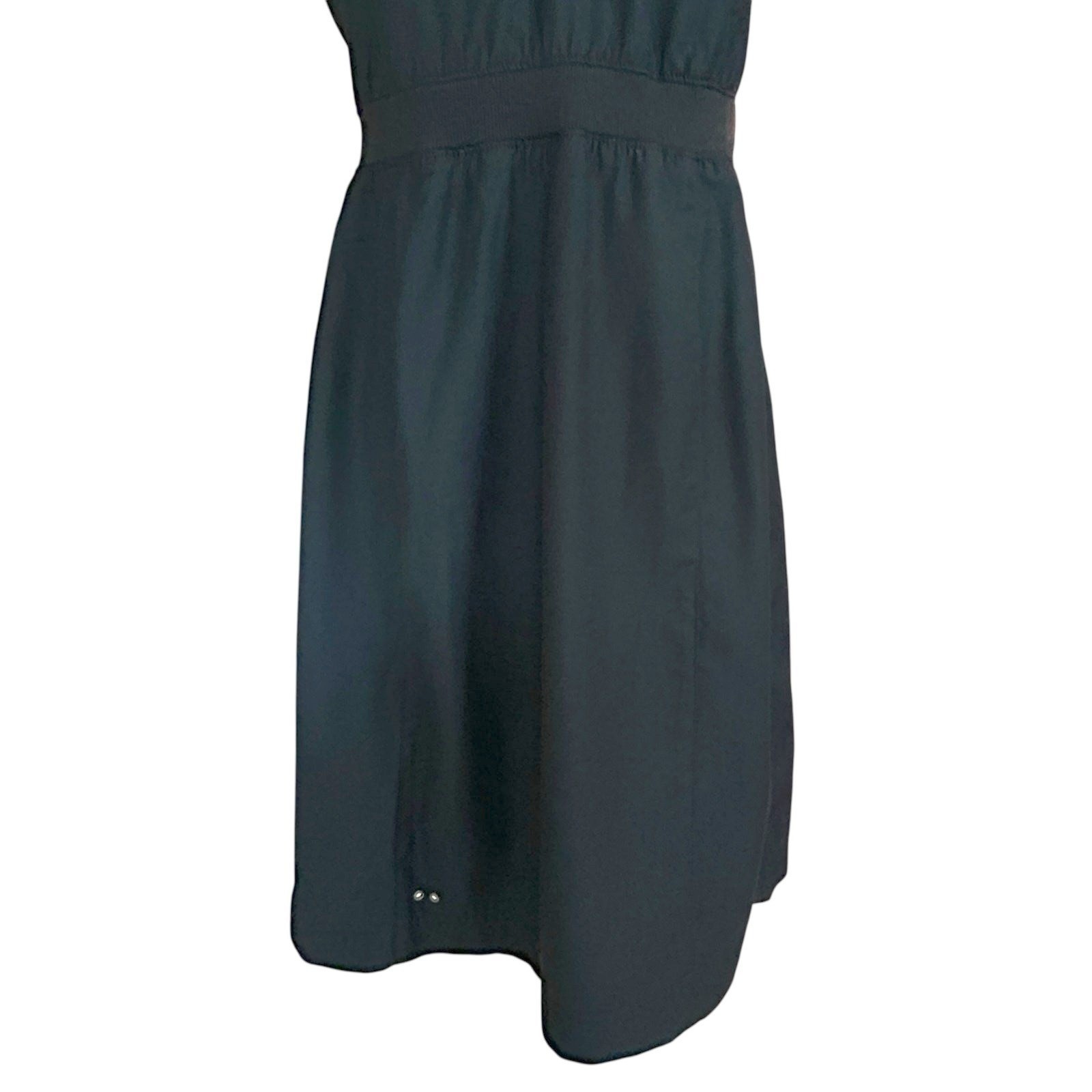 Converse Women's Sporty Prep Dress Size 4 Black Wool Blend Athleisure image 3