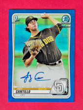JOEY CANTILLO 2020 Topps 1st Bowman Chrome Prospect AUTO BLUE /150 CPA-JC