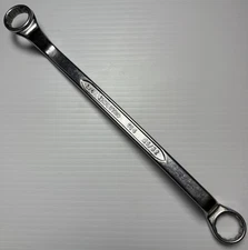 Vintage INDESTRO TOOLS No. 914 Deep Offset Box End Wrench 3/4" x 25/32" USA