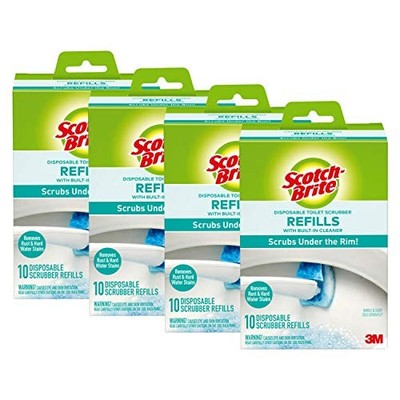 Scotch-Brite Disposable Toilet Cleaner Refill Pads, Disposable Refills