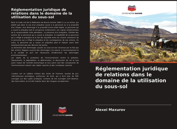 Alexei Maxurov | RéGlementation Juridique De Relations Dans Le Domaine De La...-image