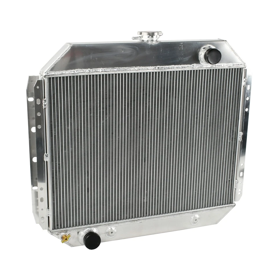 For 1966-1979 Ford F100 F150 F250 F350 1978-1979 Bronco 3 Row Aluminum Radiator - Image 2 of 4
