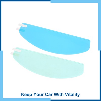 2 Pcs Rain Proof Anti Fog Film fit for Motorcycle Helmet Universal