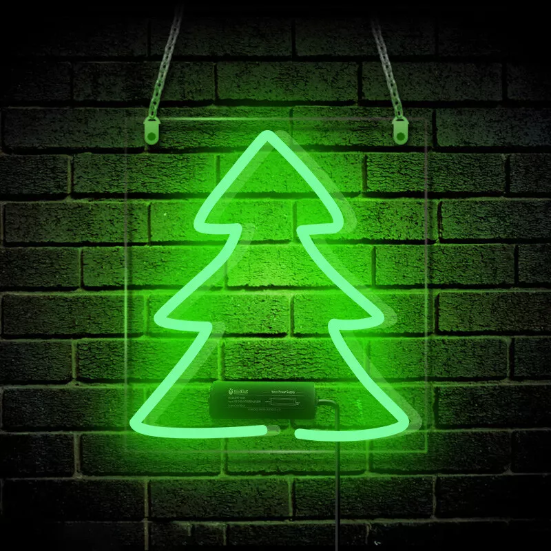 Christmas tree neon light outlet
