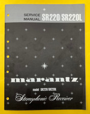 Marantz SR220 Original Service Manual for Stereophonic Receiver Free Shipping