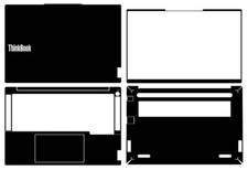 Carbon Vinyl Sticker Skin Decal Cover for Lenovo Thinkbook 14 G6 IMH 2024 14"