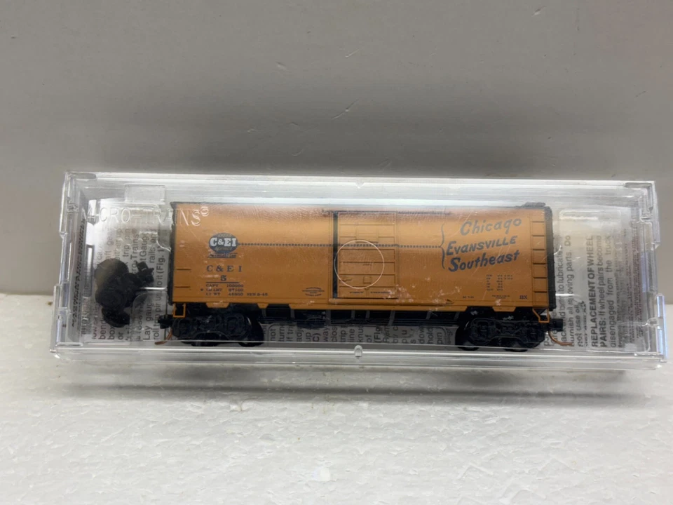 N Scale Micro Trains MTL 020 00 705 Chicago & Eastern Illinois C&EI 5 Box Car - Image 2 of 4