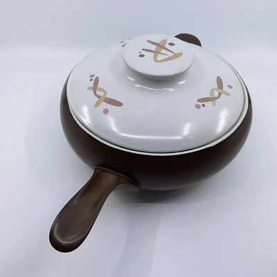 Large HALL CHINA Eva Zeisel CASUAL LIVING PATTERN Casserole w/Slotted Lid