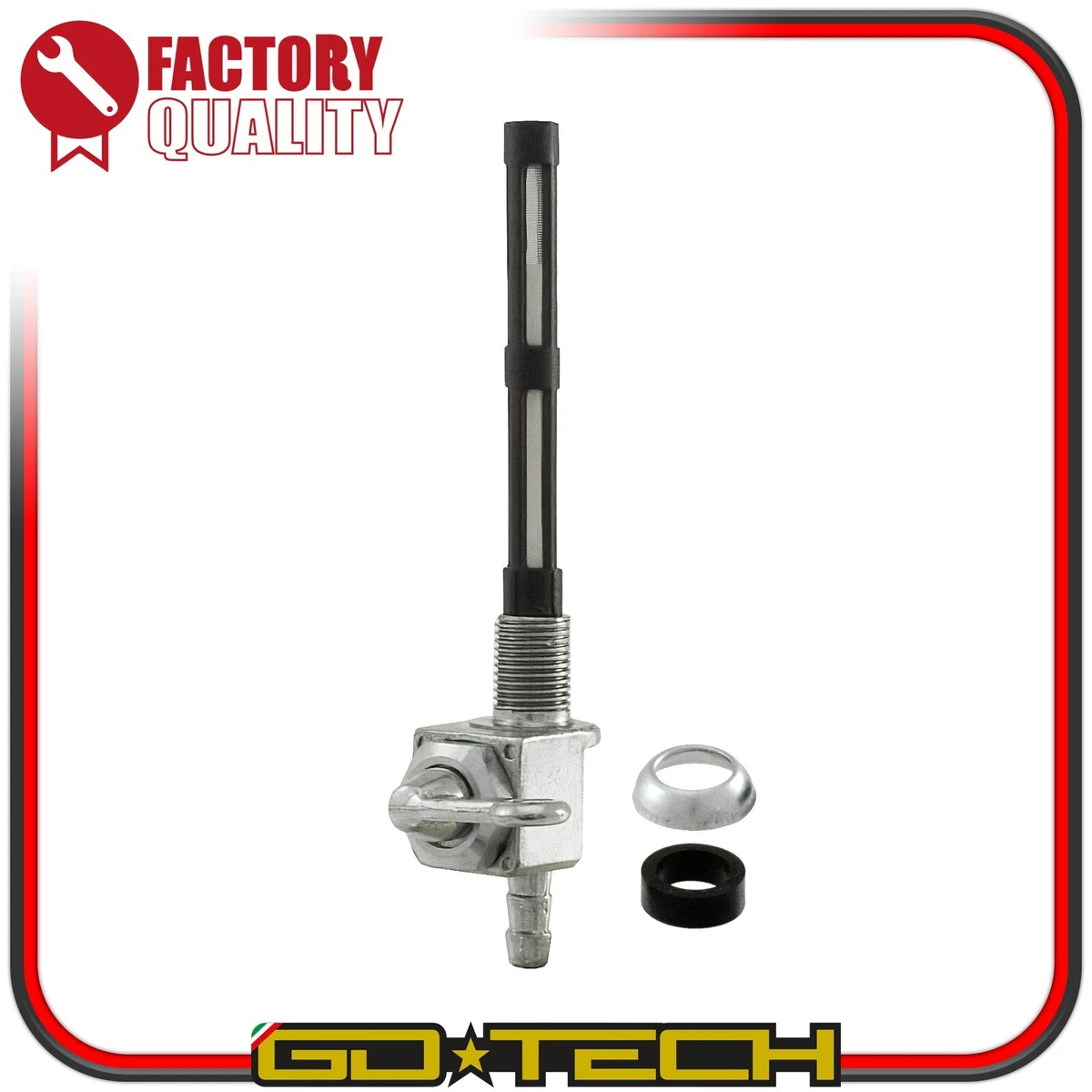 Qiilu QL01924 Rubinetto Carburante Moto ON/OFF Per Honda STEED VT400 600 E CBR400