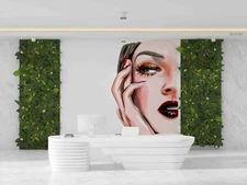 3D Manicure Girl Wallpaper Wall Mural Removable Self-adhesive Sticker2005