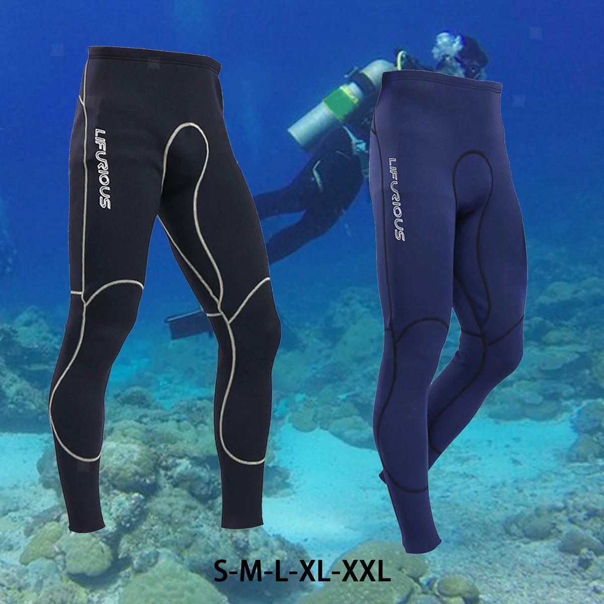 Mens top wetsuit leggings
