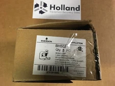 Emerson Appleton beam clamp, BH502, 3/8-16 threaded holes, KP-188