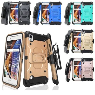 Case for LG Tribute HD / LG X Style Holster Case Kickstand Shockpoof Phone Cover