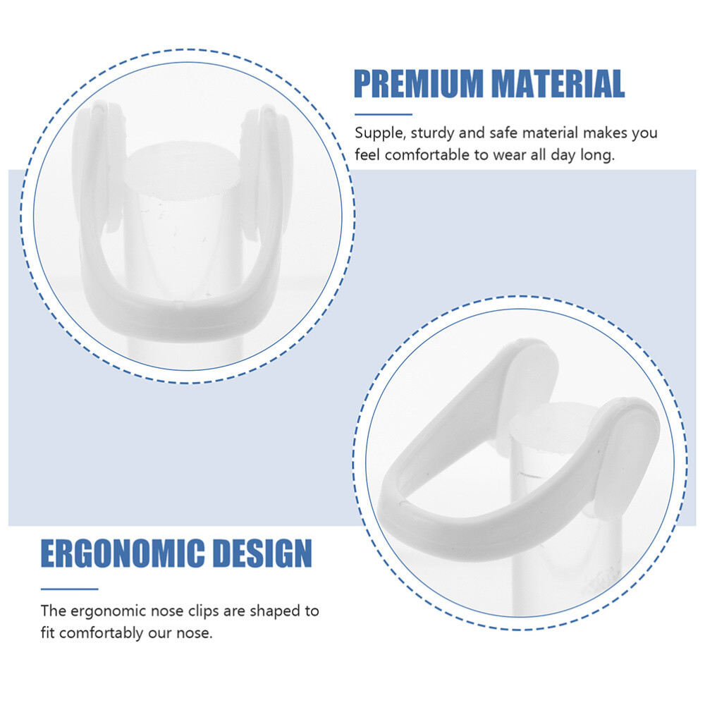 6 Boxes Diving Nose Clip Swim Nose Clip Surfing Nose Plugs Water Nose