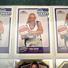 Shea Ralph 2001 WNBA Fleer Tradition Draft Choice RC Utah Starzz Uconn