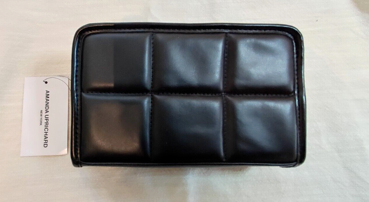 Amanda Uprichard NY Belt Bag Black Vegan Leather Quilted Fanny Pack Amanda Uprichard New York Faux Leather Black | Mercari main image 3