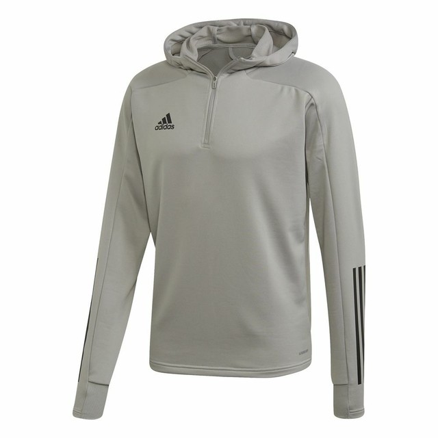 Adidas Football Soccer Mens Sports Training 1/4 Zip Hoodie Long Sleeve Top eBay
