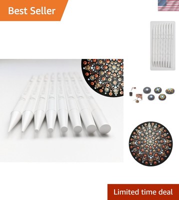 Lightweight 16-Piece Mandala Dotting Tool Set - Recycled Plastic Art Supplies