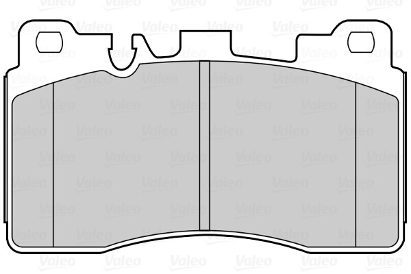 Kit plaquettes de frein dispositif freinage à disque Valeo 302228 essieu