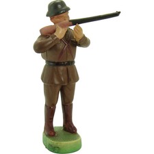Jointed Celluloid Rifleman Soldier Figurine Toy - Mint
