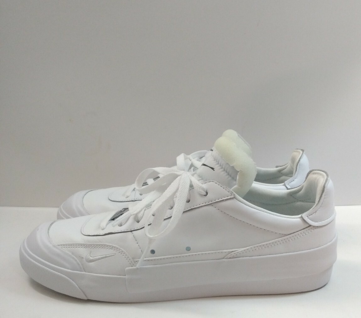 nike drop type triple white