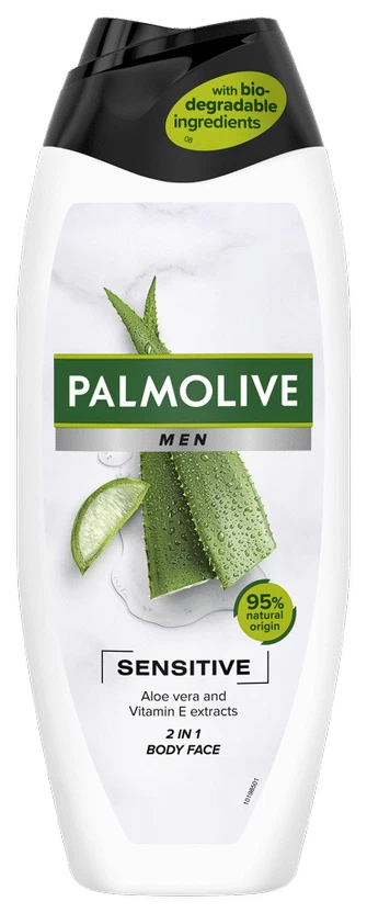 3 PALMOLIVE мужчин чувствительный 2 в 1 душа гель алоэ вера и витамин Е экстракты 500 мл - Изображение 3 из 3