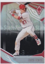 MIKE TROUT Phoenix RARE SILVER PRIZMS VERSION Baseball Card LOS ANGELES ANGELS!