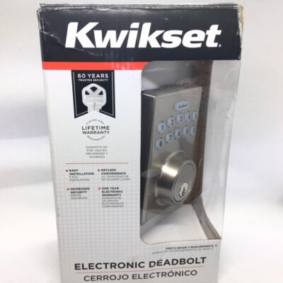 Kwikset, 92640-001 Contemporary Electronic Keypad Single Cylinder Deadbolt