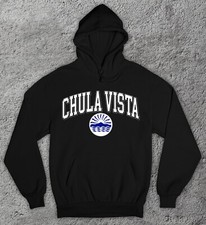City Of CHULA VISTA Seal Hoodie Sweatshirt. SD San Diego County CA 619 Padres