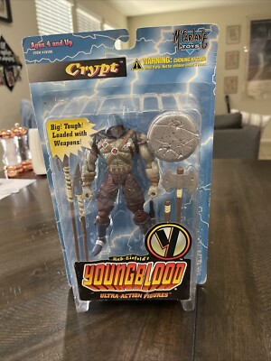 NEW YOUNGBLOOD CRYPT ULTRA-ACTION FIGURE 1995 MCFARLANE TOYS SERIES 1