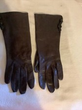 Gorgeous Vintage Soft Italian Leather Driving Gloves Size 6 