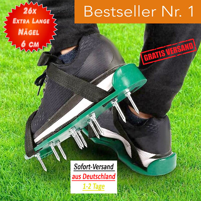 Rasenbelüfter Vertikutierer Rasen Nagel Schuhe Rasenlüfter Garten Sandalen Beton