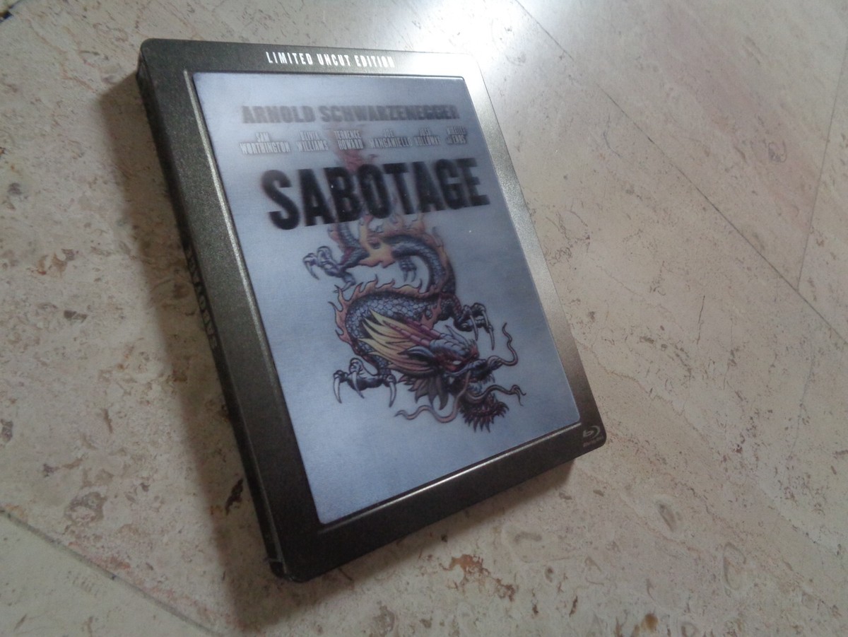 SABOTAGE limited blu-Ray lenticular magnet SteelBook Arnold