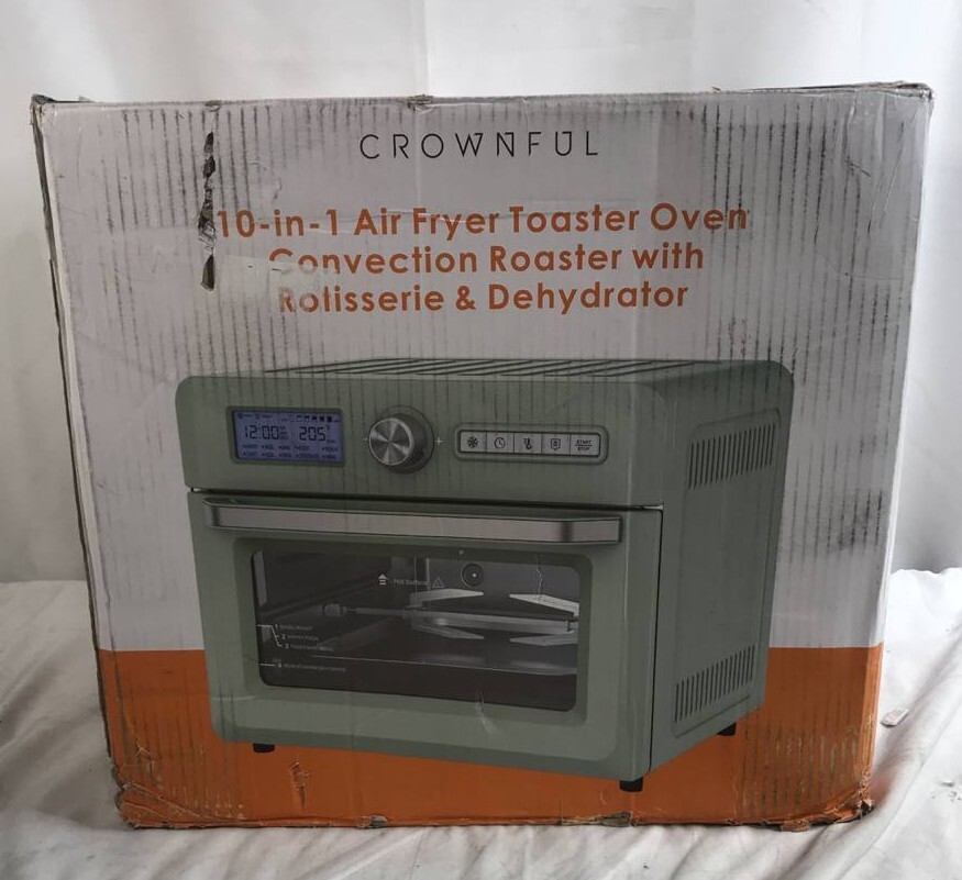 crownful air fryer toaster oven