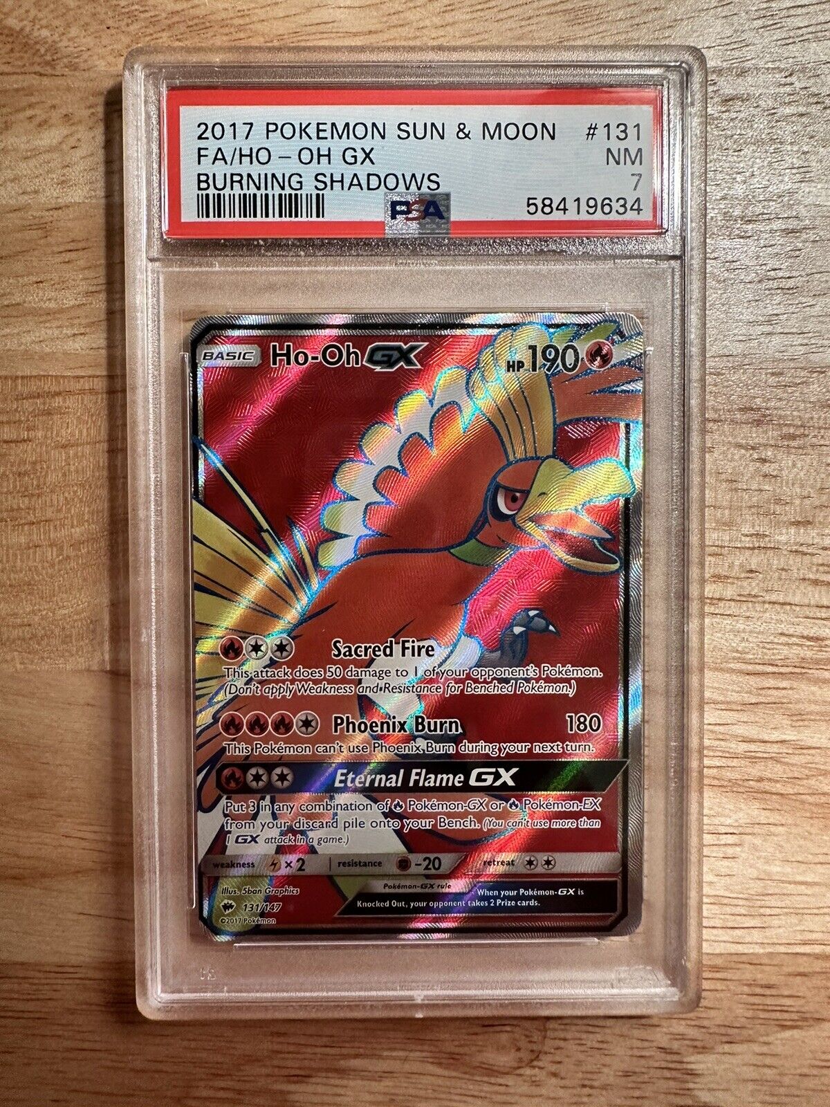 Ho-Oh GX - 131/147 - Full Art Ultra Rare