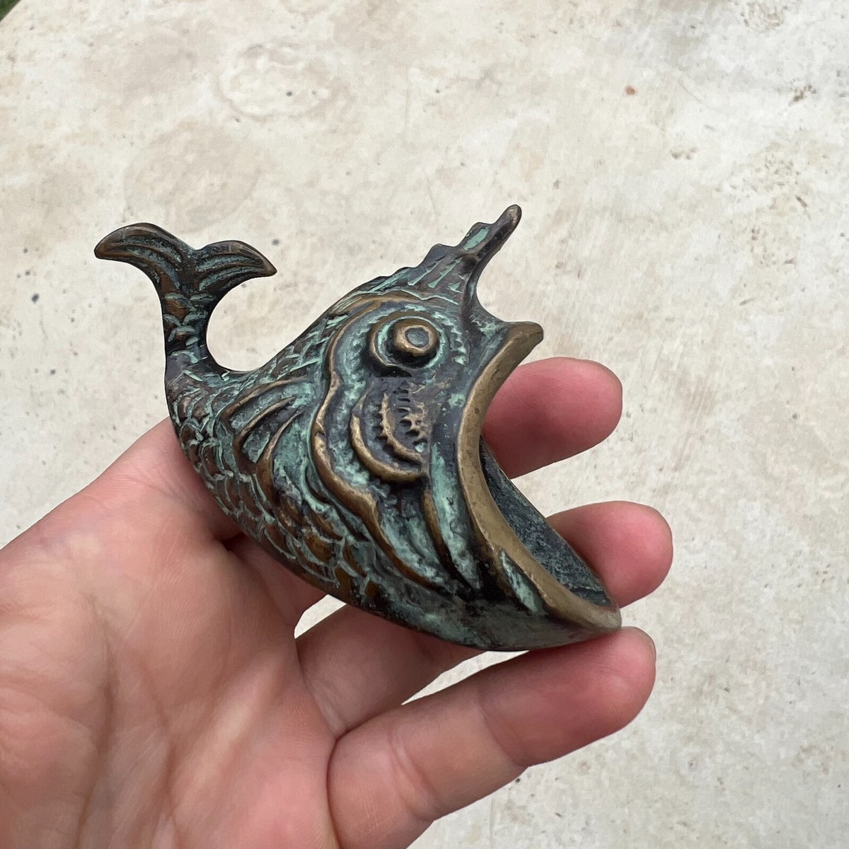 Brass Fish Ashtray by Walter Bosse | eBay