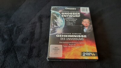 DVD Stephen Hawking Grosser Entwurf & Geheimnisse des Universums 2 DVD NEU!!!
