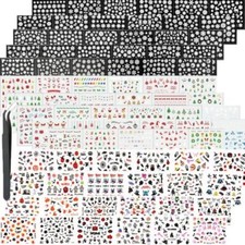 5000Pcs Holiday Nail Art Stickers, Halloween Christmas Nail Nail Stickers-01