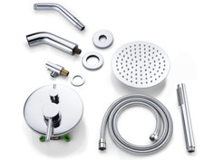 Sumerain Rain Shower System w/ Tub Spout CHROME S3232CI