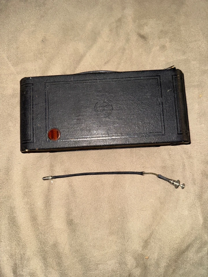 Eastman Kodak vintage no. Cámara 2 Cartuchos Plegables Ojo de Halcón Modelo C Foto 3 de 3