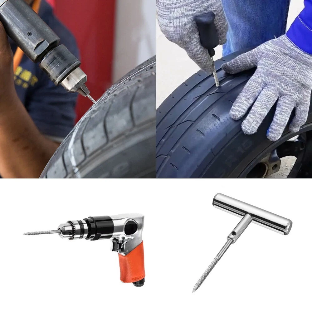 3PCS 3 mm 4.5 mm 6 mm Drill Bit Wire Cutter Tire Repair Tire Patch Plug Kit