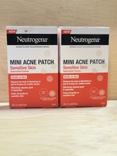 2-Neutrogena Mini Acne Patches, Sensitive Skin, Hydrocolloid Patches -36 Ct Ea