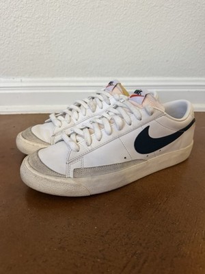 Nike Blazer '77 Vintage DA6364-101 Men's Low Top Leather Sneakers White Black